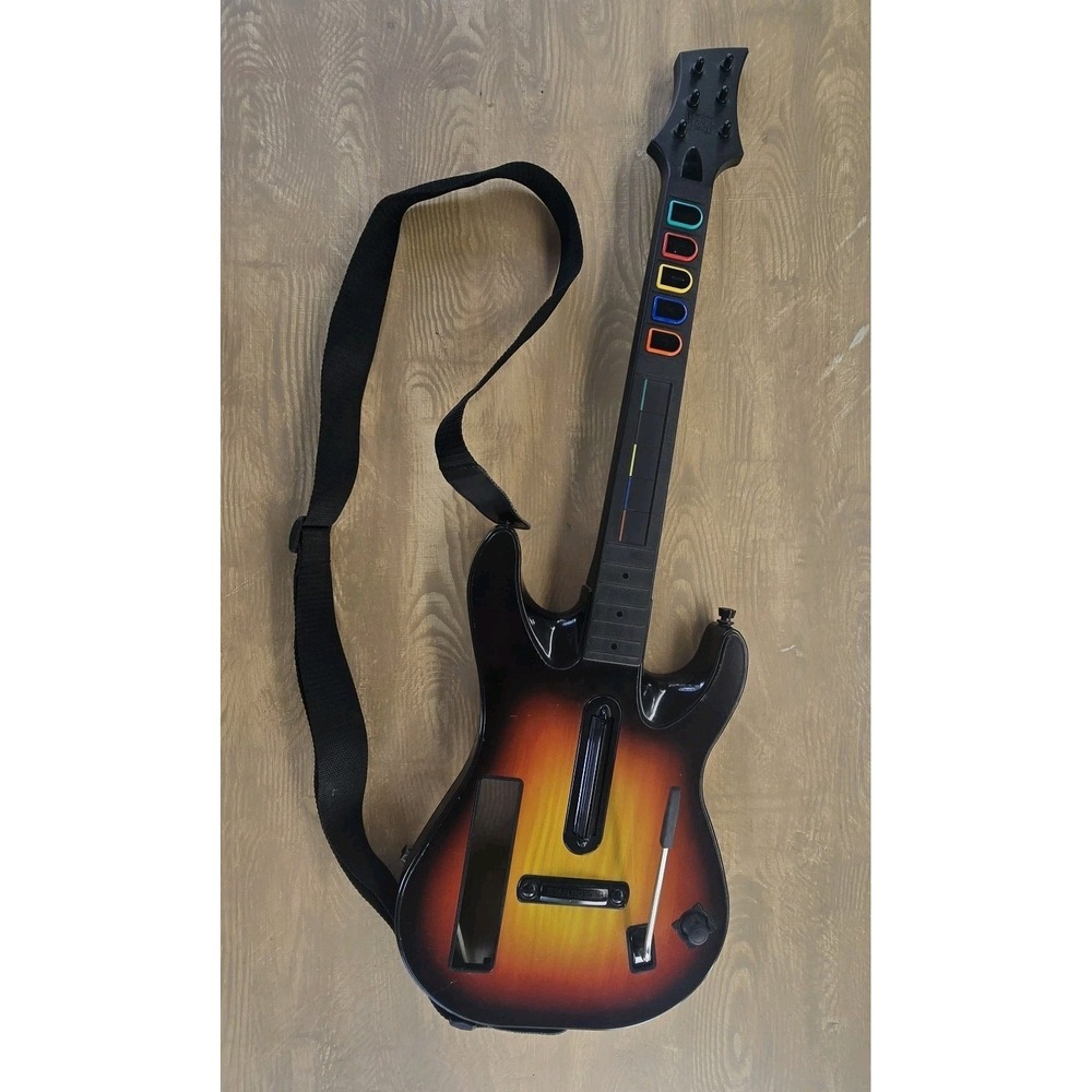 Nintendo Wii Guitar Hero Red Octane  Wireless Controller Sunburst